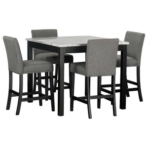 Dior12-Pub Table with 4 Chairs
