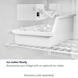 Insignia™ - 30 in. Wide 18 Cu. Ft. Top-Freezer Refrigerator with ENERGY STAR Certification - White