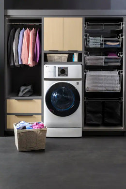 GE Profile - UltraFast 4.6 Cu. Ft. High-Efficiency Smart Front Load Washer and Electric Dryer Combo with Steam and Ventless Heat Pump - White