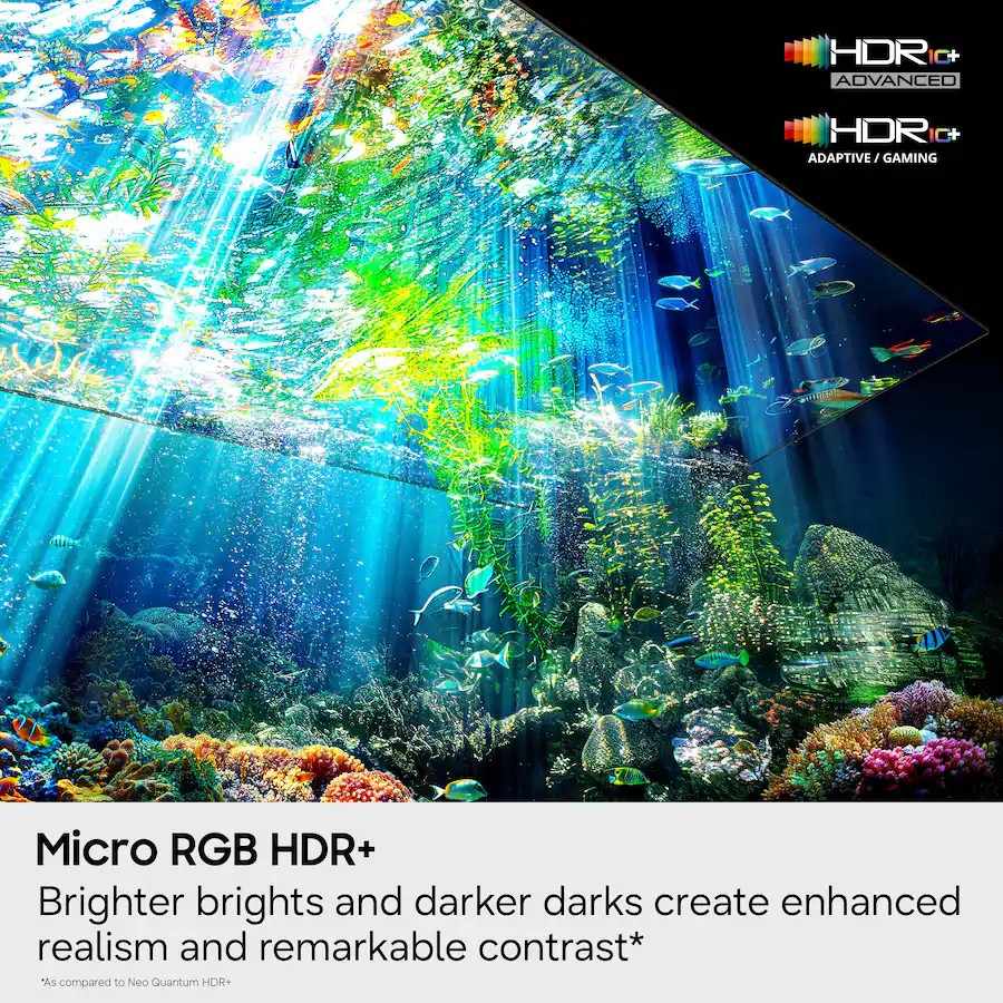 Samsung - 85" Class R85H Series Micro RGB 4K UHD SamsungVisionAI Smart Tizen TV (2026)