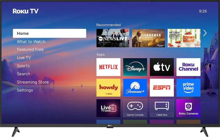 Roku - 65" Class 4K HDR LED Smart RokuTV
