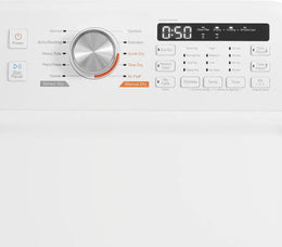 Package - Insignia™ - 4.1 Cu. Ft. Top Load Washer with ColdMotion Technology and 7 Cu. Ft. Electric Dryer with Sensor Dry - White