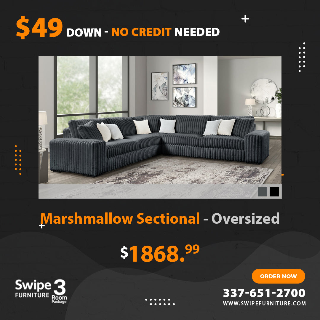 Marshmallow Oversized Sectional