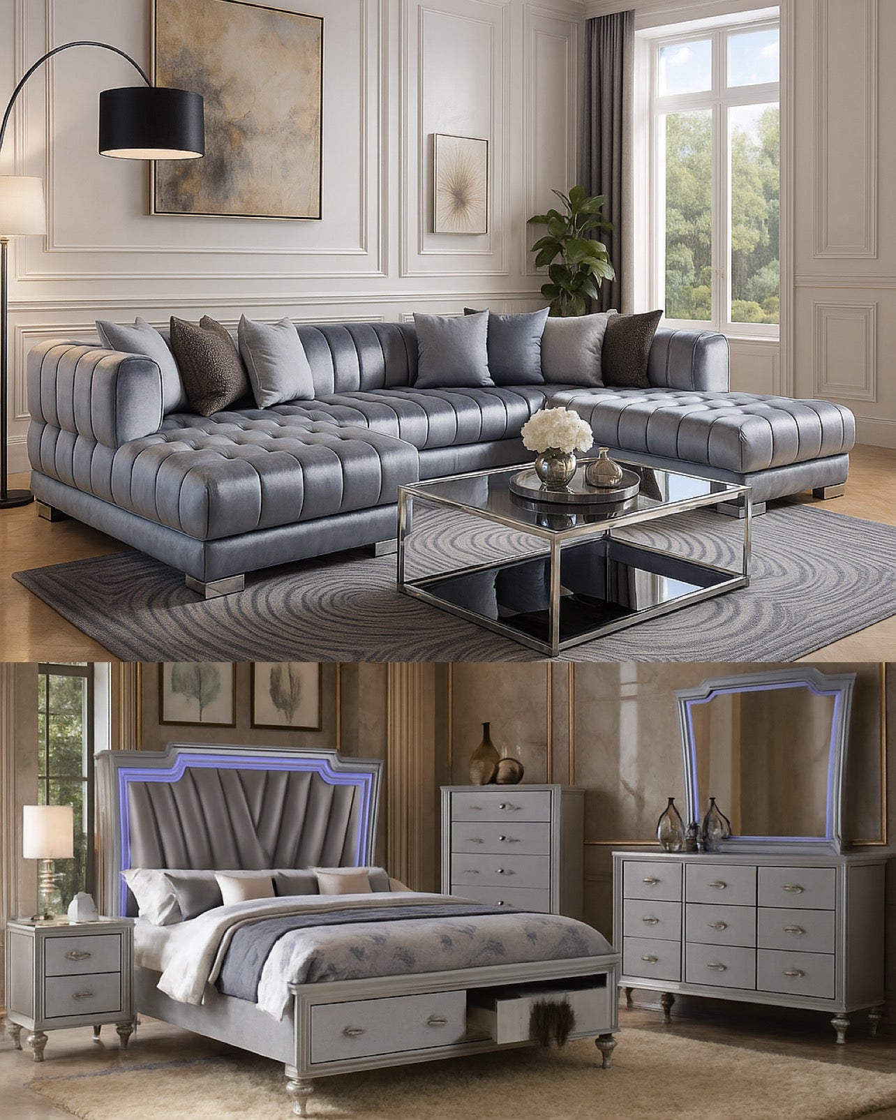 Moderna Luxe 3-Room Set