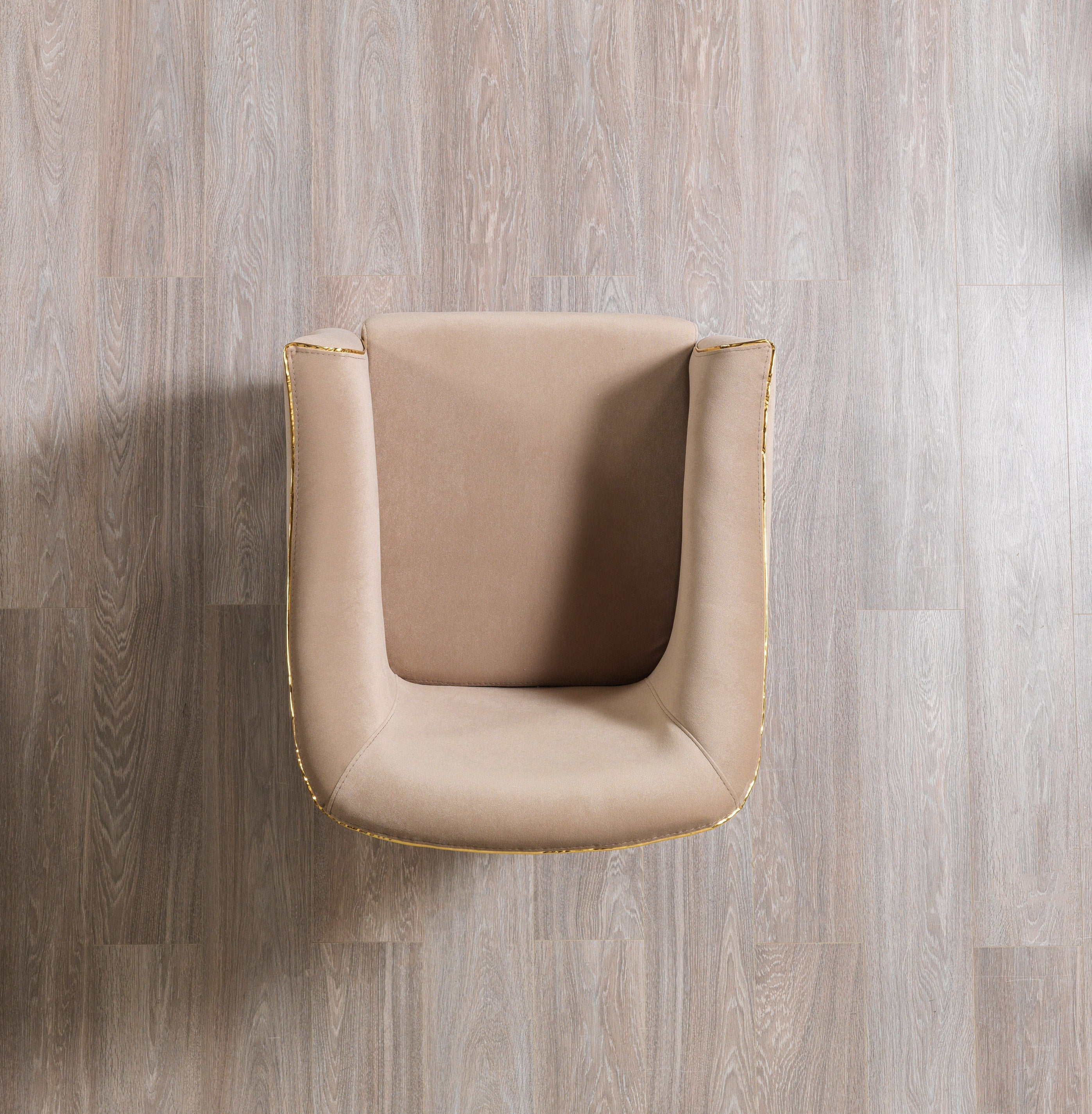 Belinda Coffee Velvet Chair