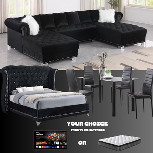 S6350 Jordan II (Black) 3 Room Package