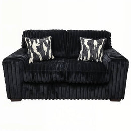 S319 Sofa and Loveseat (Black)