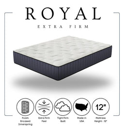 ROYAL COMFORT FIRM 12" HYBRID - Twin, Full, Queen, King