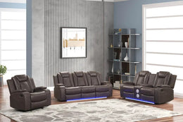 Luz Chocolate - 3PC Reclining Set