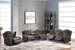 Luz Chocolate - 3PC Reclining Set