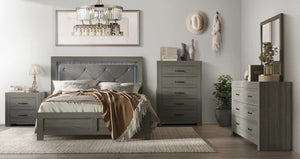 MOONLIGHT - 5pc Queen, King Bedroom Set