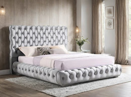 Dream Gray Platform Bed - Queen, King