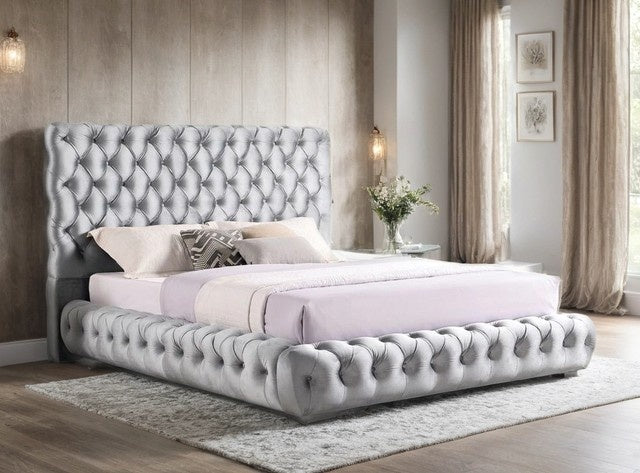 Dream Gray Platform Bed - Queen, King