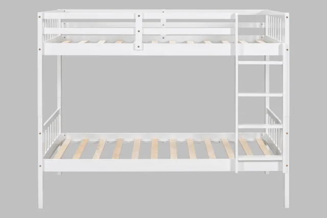 BB11 Twin/Twin Bunk Bed White