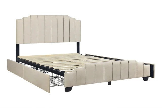 HH975 Platform Bed - Queen, King