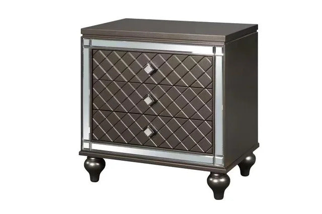 Stars Charcoal - 5PC Bedroom Set Queen