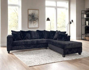 410 - Sectional (Black)