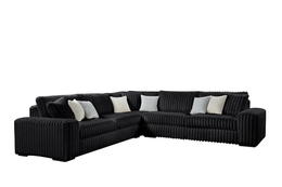 MARSHMALLOW Black OVERSIZED Sectional