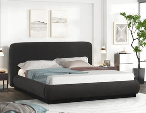 Annie Black Platform Bed - Queen, King