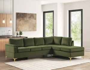 Vogue2 Olive Sectional