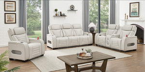 TOKYO 3PC Sand Power Reclining Set