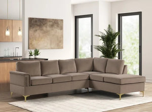 Vogue2 Latte Sectional