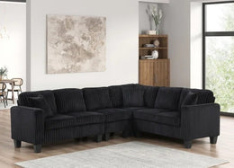 Logan2 Onyx - Reversible Sectional