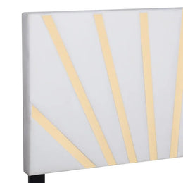 Nico White Platform - Queen, King Bed