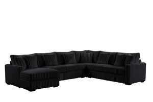 Solana Black Sectional