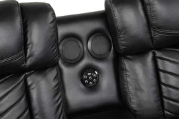 Ace Black - 3PC Reclining Set