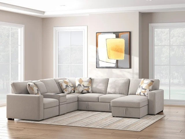 Ashley 673-05 Sectional with Pull Out **NEW ARRIVAL**