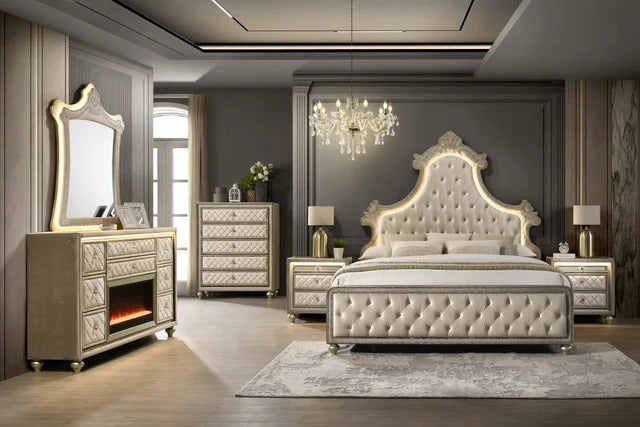 Majesty2 Beige 4PC Set - Queen, King **NEW ARRIVAL**