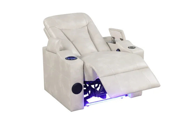 TOPGUN2 Ivory - Power Recliner (Bluetooth Speaker + Led Light) **NEW ARRIVAL**