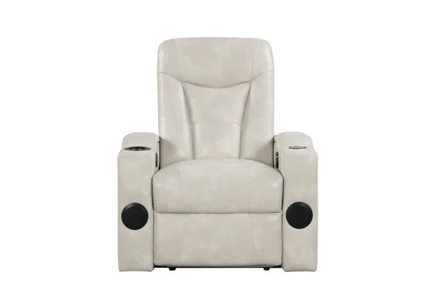 TOPGUN2 Ivory - Power Recliner (Bluetooth Speaker + Led Light) **NEW ARRIVAL**