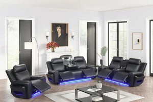 Rolls Royce Black Power Reclining Set **NEW ARRIVAL**