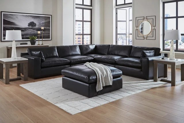 Ashley 309-02 - 5PC Genuine Leather Sectional Set **NEW ARRIVAL**