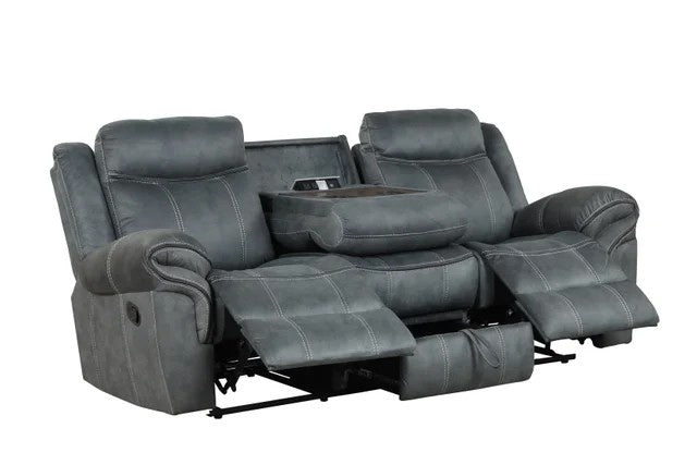 Andres Grey - 3pc Reclining Living Room Set