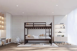 BB10 Twin/Twin Bunk Bed Espresso