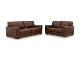 Ashley 729-07 Sofa & Loveseat Set (TOP-GRAIN) **NEW ARRIVAL**