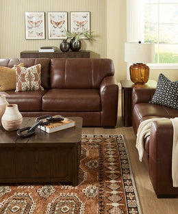 Ashley 729-07 Sofa & Loveseat Set (TOP-GRAIN) **NEW ARRIVAL**