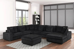 Bazoka Black 7PC Sectional **NEW ARRIVAL**