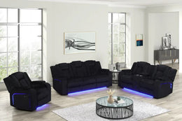 Hulk10 Black - 3PC Reclining Set **NEW ARRIVAL**