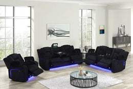Hulk10 Black - 3PC Reclining Set **NEW ARRIVAL**