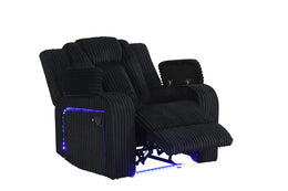 Hulk10 Black - 3PC Reclining Set **NEW ARRIVAL**