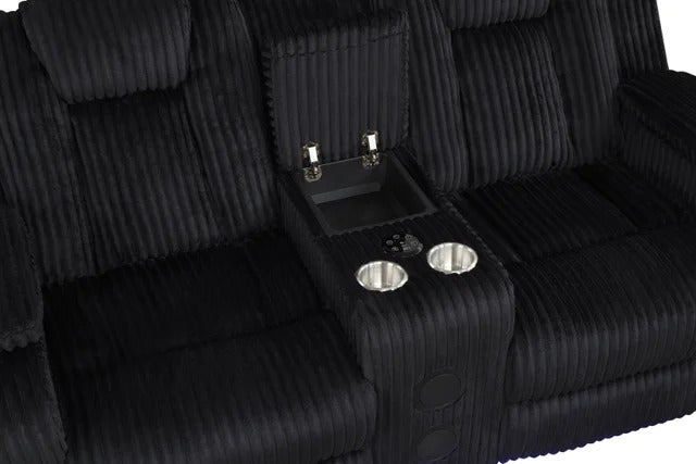 Hulk10 Black - 3PC Reclining Set **NEW ARRIVAL**