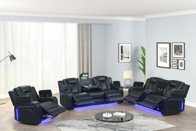 Hulk20 Black - 3PC Reclining Set **NEW ARRIVAL**
