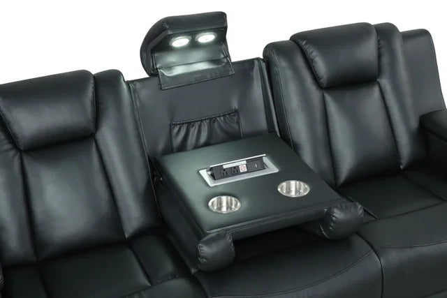 Hulk20 Black - 3PC Reclining Set **NEW ARRIVAL**