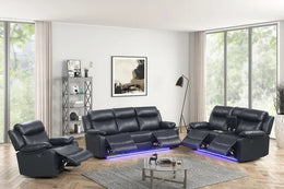 Aiden Black- 3PC Reclining Set **NEW ARRIVAL**