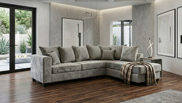 110 - Hudson Gray Sectional **NEW ARRIVAL** **ON SALE**