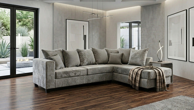 110 - Hudson Gray Sectional **NEW ARRIVAL** **ON SALE**